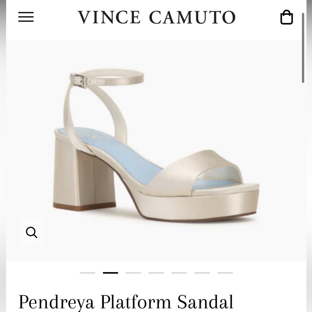 Vince Camuto Pendreya Women's Platform Sandal - Cream